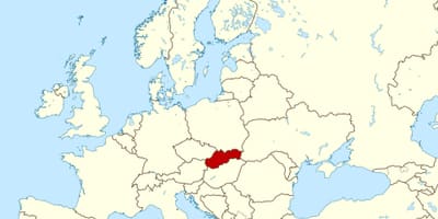 Зураг Словак европын газрын зураг
