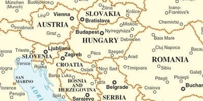 Зураг Словак эргэн тойрны улс орнууд